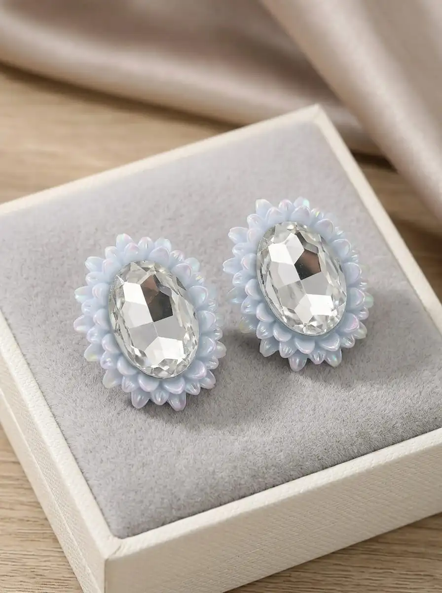Flower Ear Rings - Image 2
