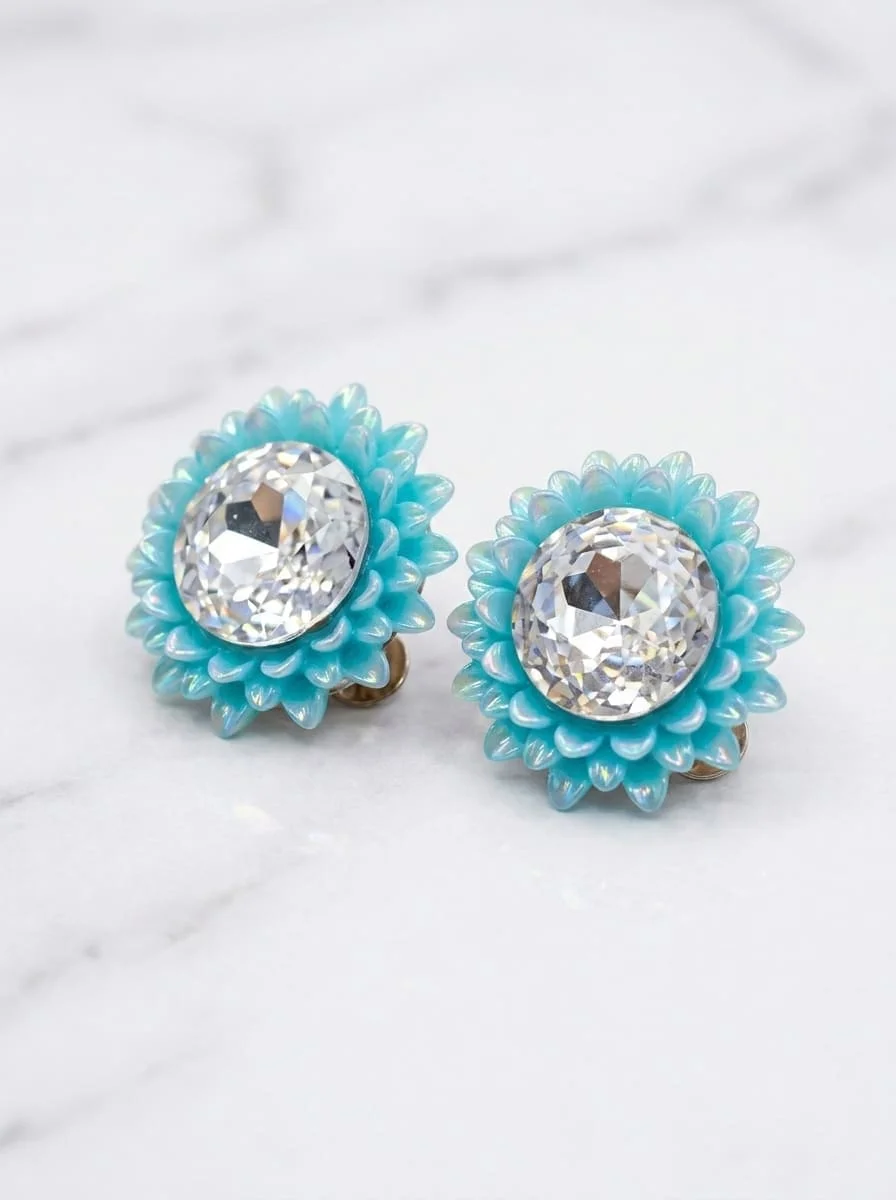 Flower Ear Rings - Image 3