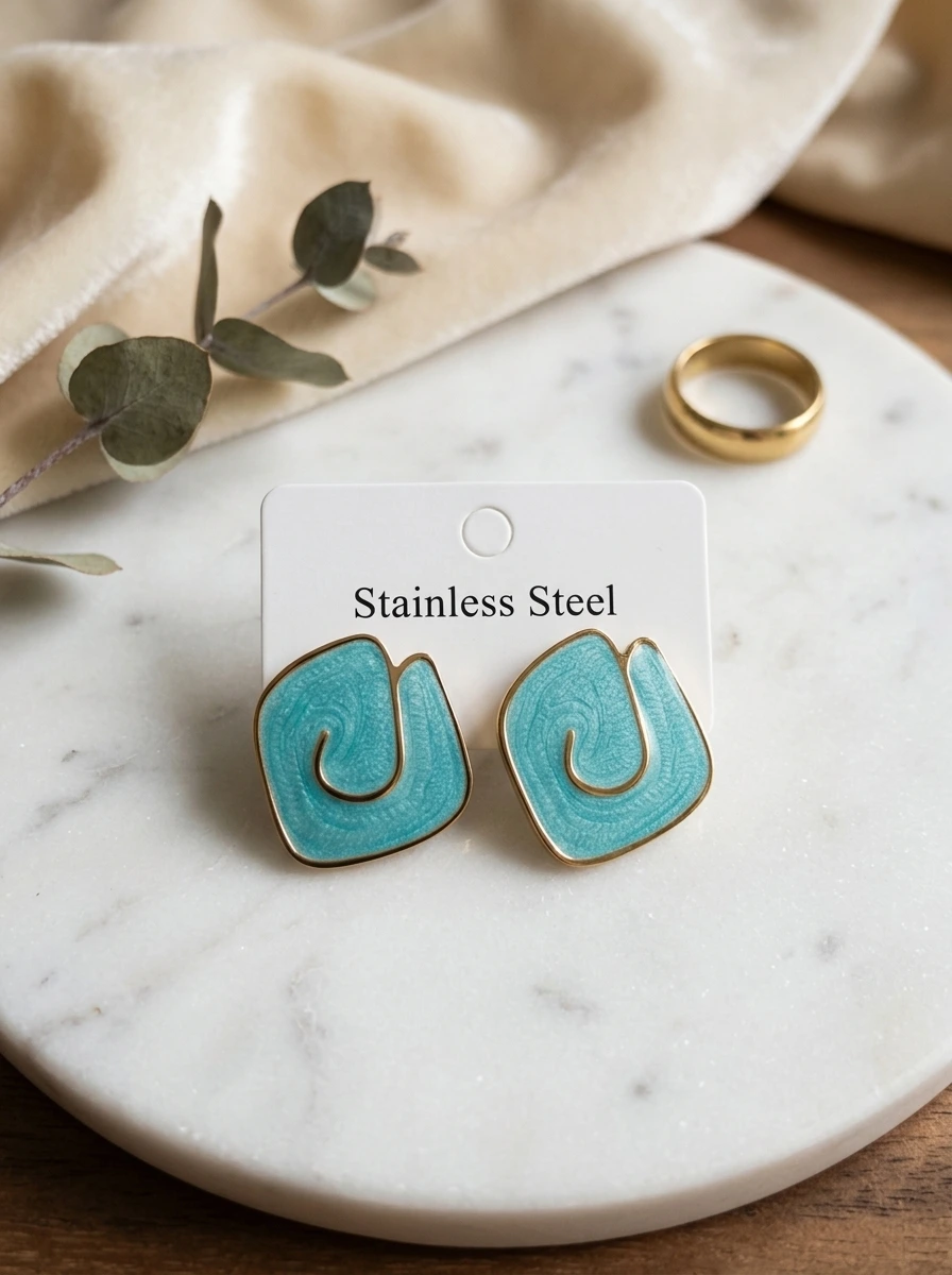 Marbel Ear Ring - Image 2